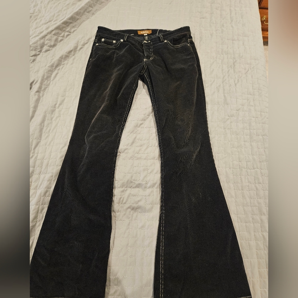 BellaDahl Velvet Wide Leg Trouse Size 27